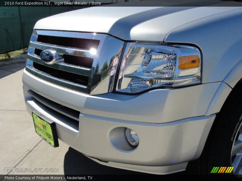 Ingot Silver Metallic / Stone 2010 Ford Expedition XLT