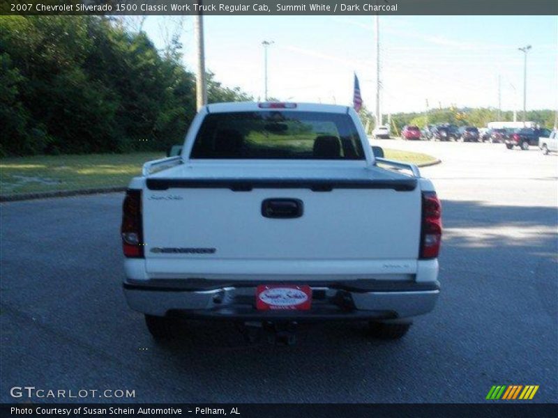 Summit White / Dark Charcoal 2007 Chevrolet Silverado 1500 Classic Work Truck Regular Cab