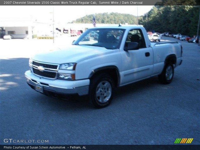 Summit White / Dark Charcoal 2007 Chevrolet Silverado 1500 Classic Work Truck Regular Cab