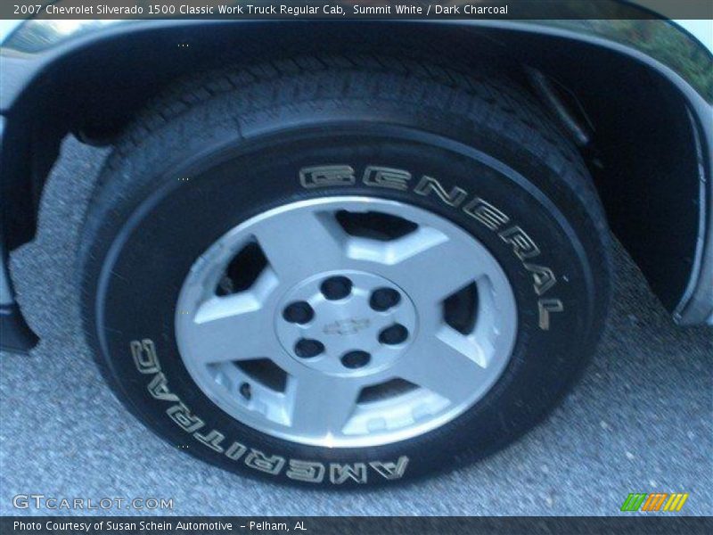 Summit White / Dark Charcoal 2007 Chevrolet Silverado 1500 Classic Work Truck Regular Cab