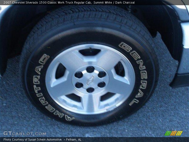 Summit White / Dark Charcoal 2007 Chevrolet Silverado 1500 Classic Work Truck Regular Cab