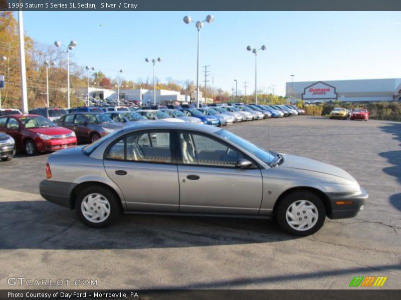 Silver / Gray 1999 Saturn S Series SL Sedan