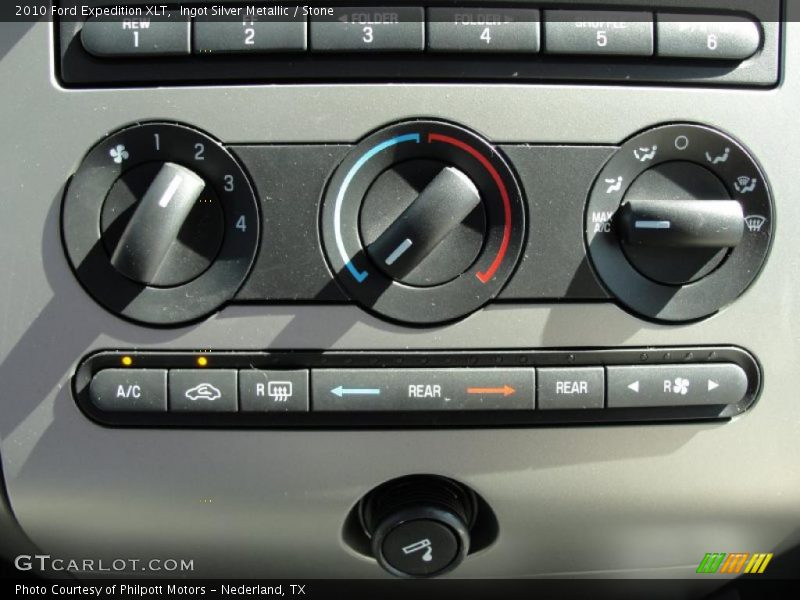 Controls of 2010 Expedition XLT