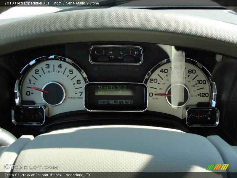 Ingot Silver Metallic / Stone 2010 Ford Expedition XLT