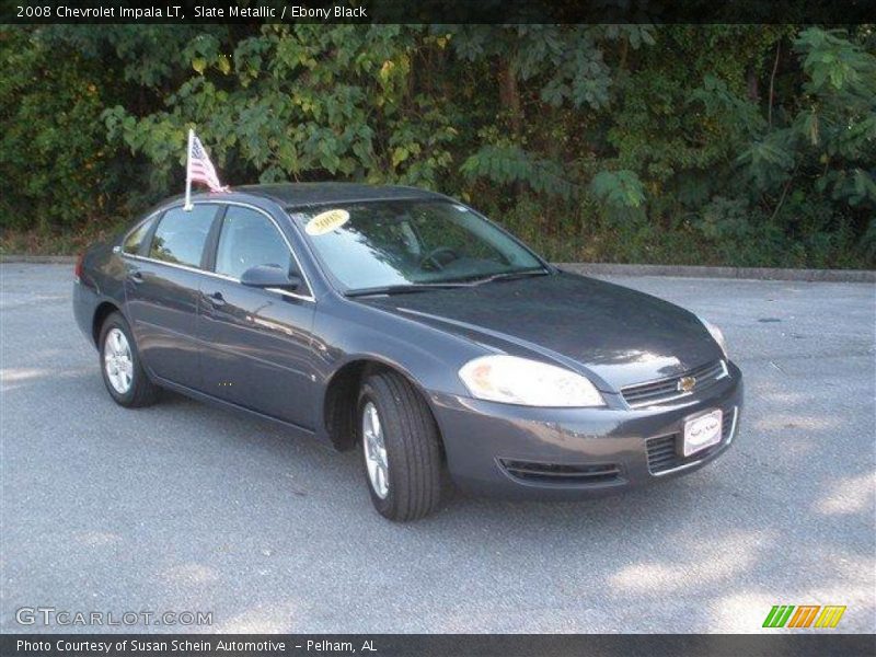 Slate Metallic / Ebony Black 2008 Chevrolet Impala LT