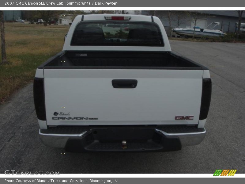 Summit White / Dark Pewter 2007 GMC Canyon SLE Crew Cab