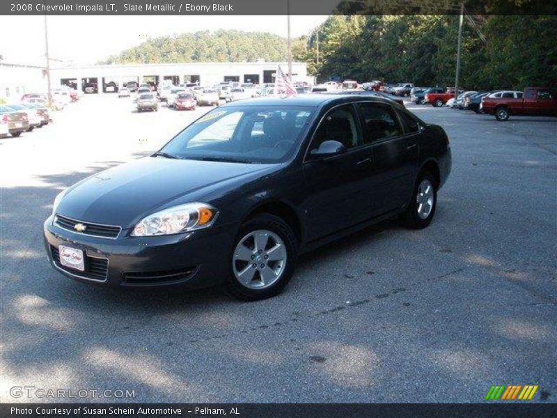 Slate Metallic / Ebony Black 2008 Chevrolet Impala LT