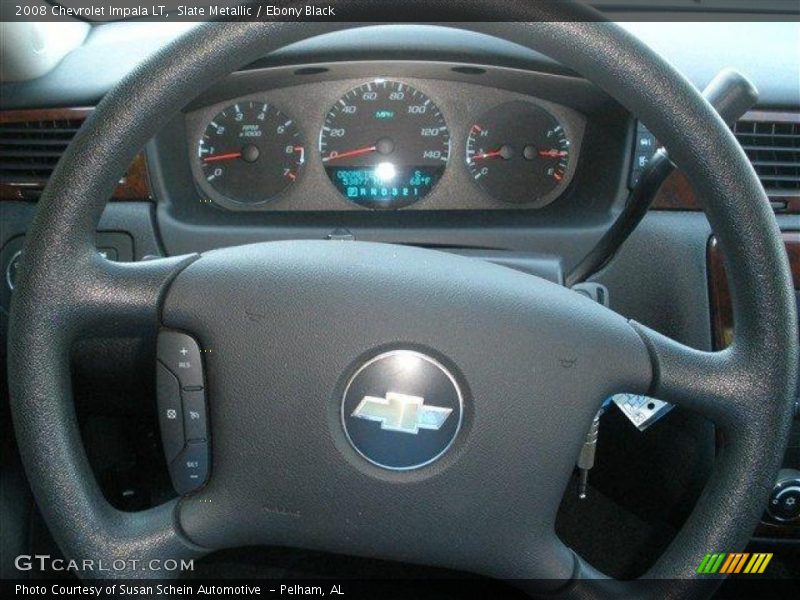 Slate Metallic / Ebony Black 2008 Chevrolet Impala LT