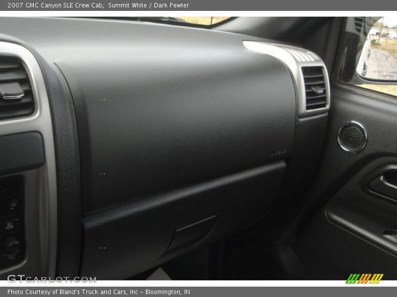 Summit White / Dark Pewter 2007 GMC Canyon SLE Crew Cab