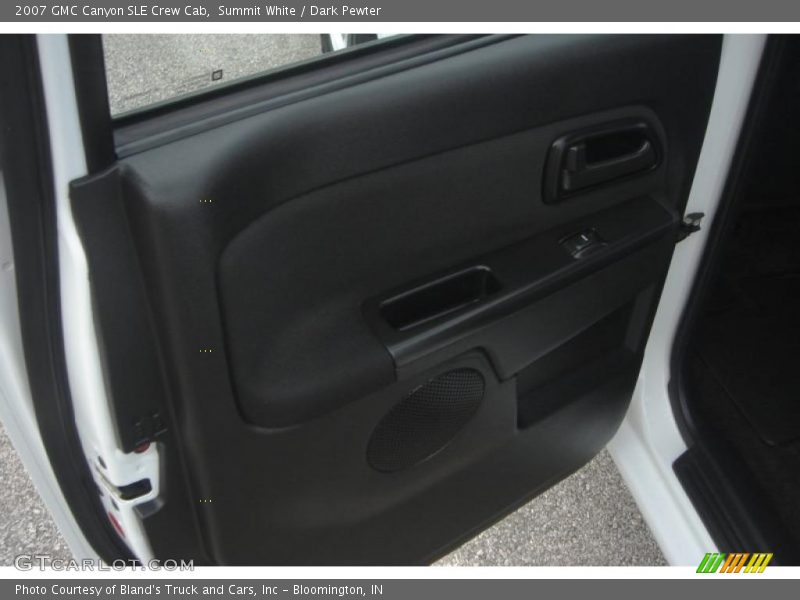 Summit White / Dark Pewter 2007 GMC Canyon SLE Crew Cab