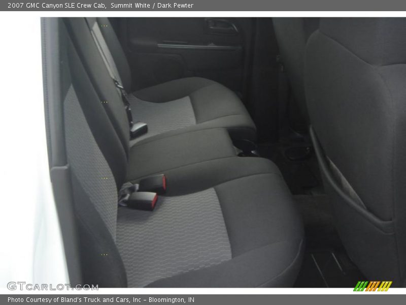 Summit White / Dark Pewter 2007 GMC Canyon SLE Crew Cab