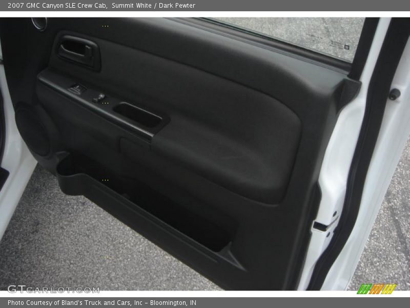 Summit White / Dark Pewter 2007 GMC Canyon SLE Crew Cab