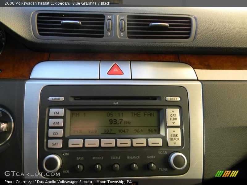 Blue Graphite / Black 2008 Volkswagen Passat Lux Sedan