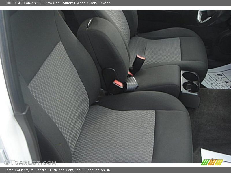 Summit White / Dark Pewter 2007 GMC Canyon SLE Crew Cab