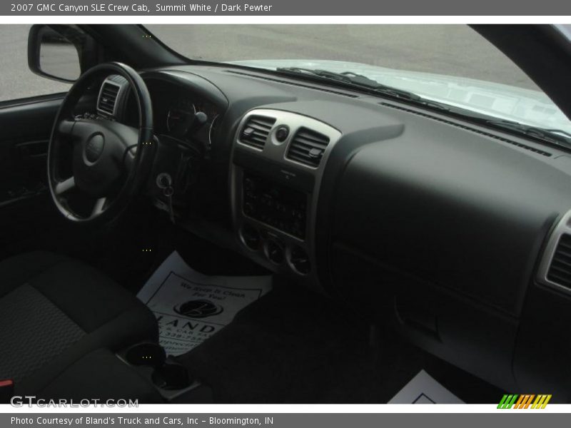 Summit White / Dark Pewter 2007 GMC Canyon SLE Crew Cab