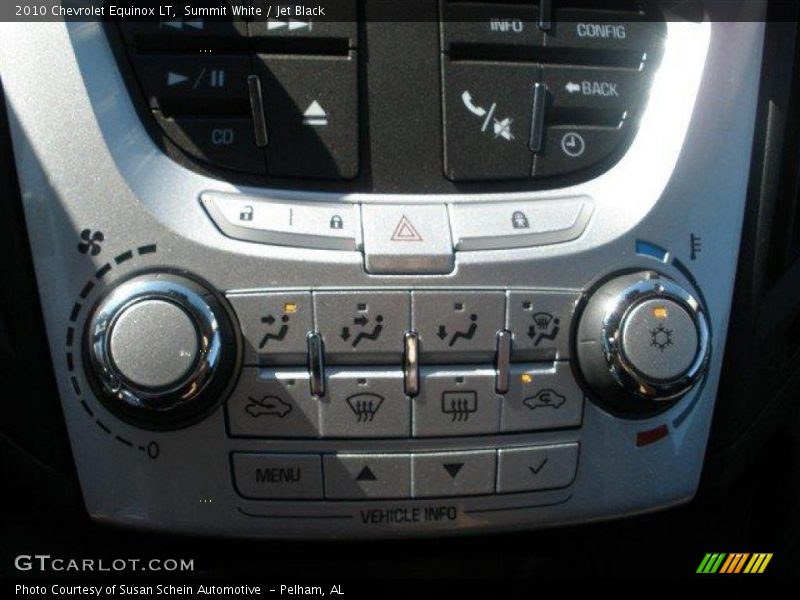 Controls of 2010 Equinox LT