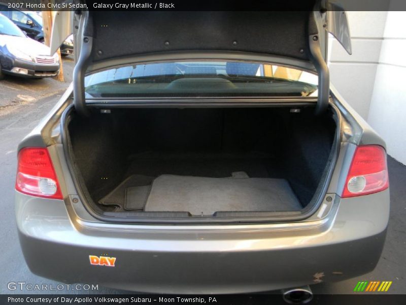 Galaxy Gray Metallic / Black 2007 Honda Civic Si Sedan