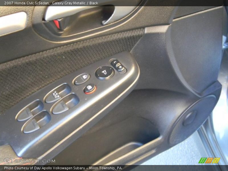 Galaxy Gray Metallic / Black 2007 Honda Civic Si Sedan