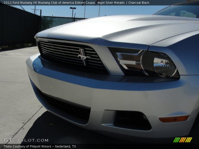 Ingot Silver Metallic / Charcoal Black 2011 Ford Mustang V6 Mustang Club of America Edition Coupe