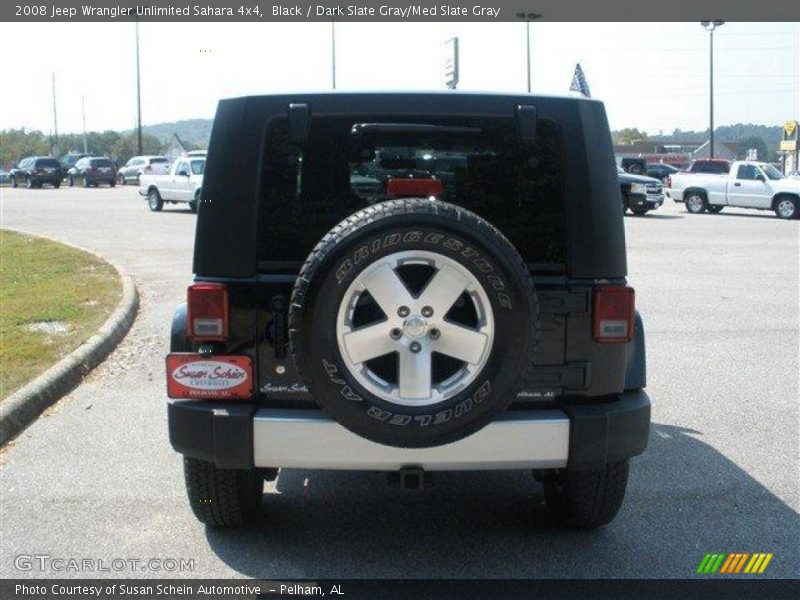 Black / Dark Slate Gray/Med Slate Gray 2008 Jeep Wrangler Unlimited Sahara 4x4