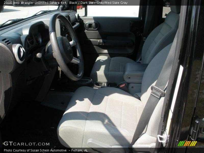 Black / Dark Slate Gray/Med Slate Gray 2008 Jeep Wrangler Unlimited Sahara 4x4