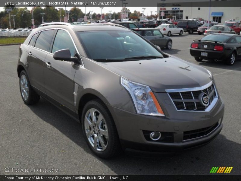 Mocha Steel Metallic / Titanium/Ebony 2011 Cadillac SRX FWD