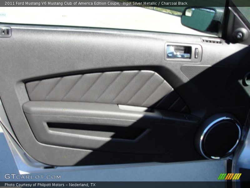 Ingot Silver Metallic / Charcoal Black 2011 Ford Mustang V6 Mustang Club of America Edition Coupe