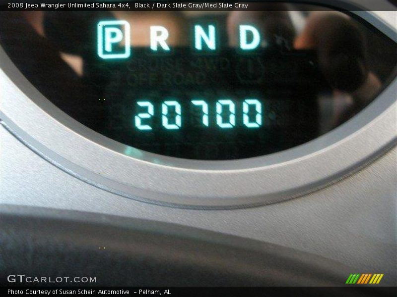 Black / Dark Slate Gray/Med Slate Gray 2008 Jeep Wrangler Unlimited Sahara 4x4