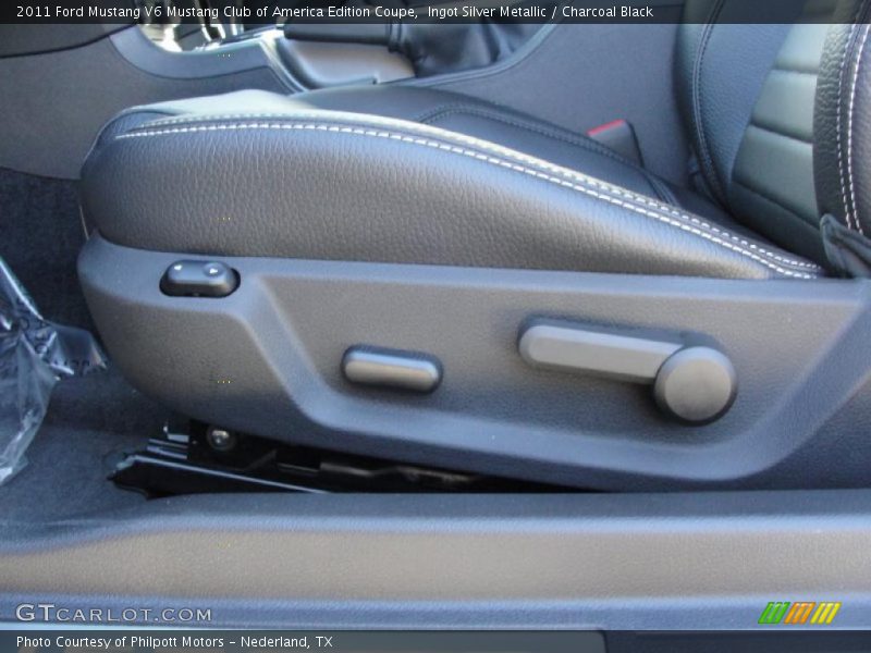 Ingot Silver Metallic / Charcoal Black 2011 Ford Mustang V6 Mustang Club of America Edition Coupe