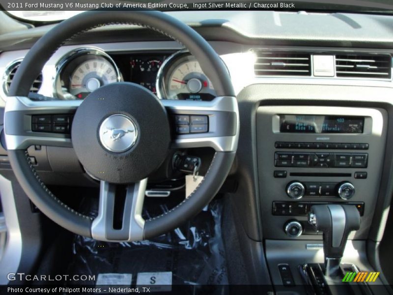 Dashboard of 2011 Mustang V6 Mustang Club of America Edition Coupe