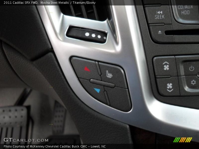 Mocha Steel Metallic / Titanium/Ebony 2011 Cadillac SRX FWD