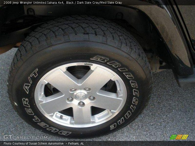 Black / Dark Slate Gray/Med Slate Gray 2008 Jeep Wrangler Unlimited Sahara 4x4