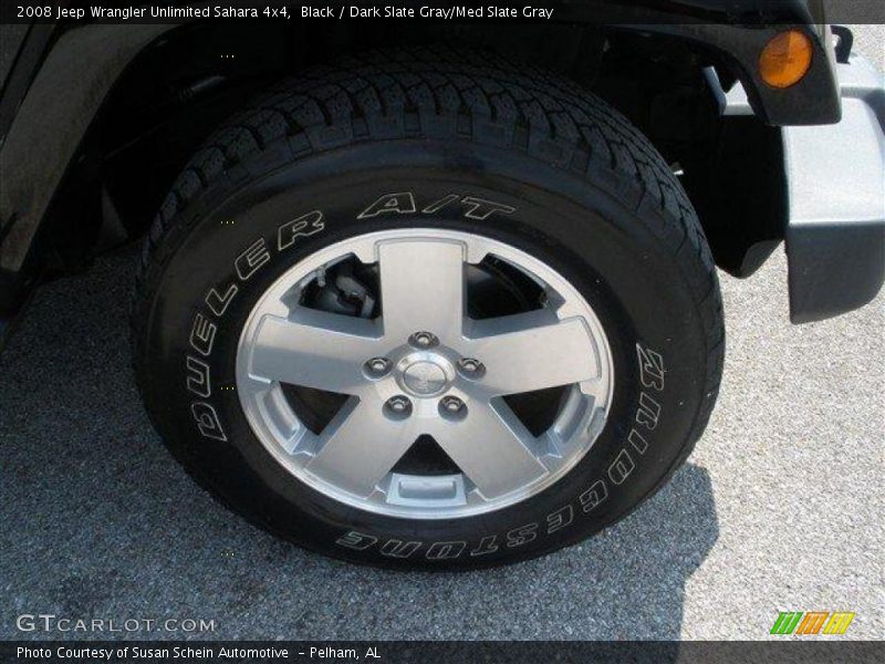 Black / Dark Slate Gray/Med Slate Gray 2008 Jeep Wrangler Unlimited Sahara 4x4