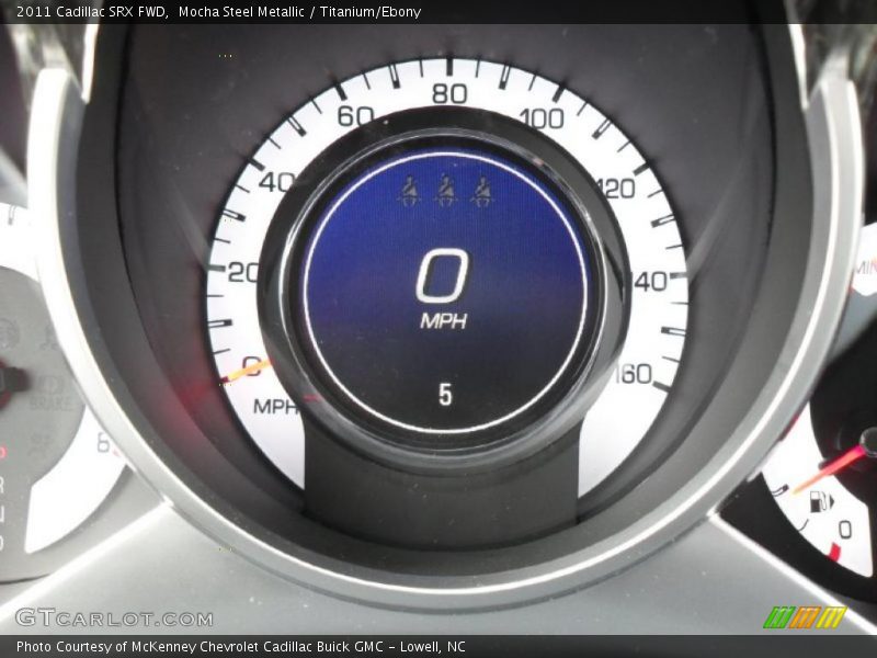 Mocha Steel Metallic / Titanium/Ebony 2011 Cadillac SRX FWD