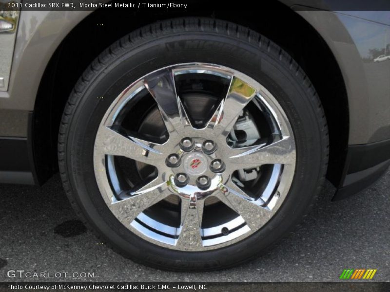 Mocha Steel Metallic / Titanium/Ebony 2011 Cadillac SRX FWD