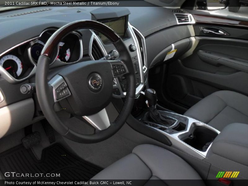 Mocha Steel Metallic / Titanium/Ebony 2011 Cadillac SRX FWD