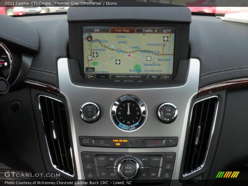 Navigation of 2011 CTS Coupe