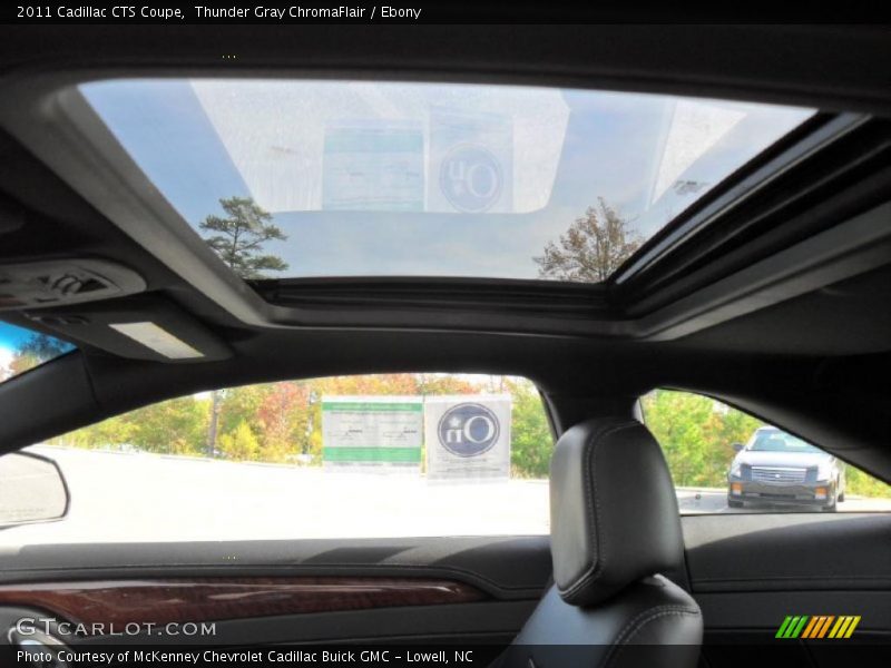 Sunroof of 2011 CTS Coupe