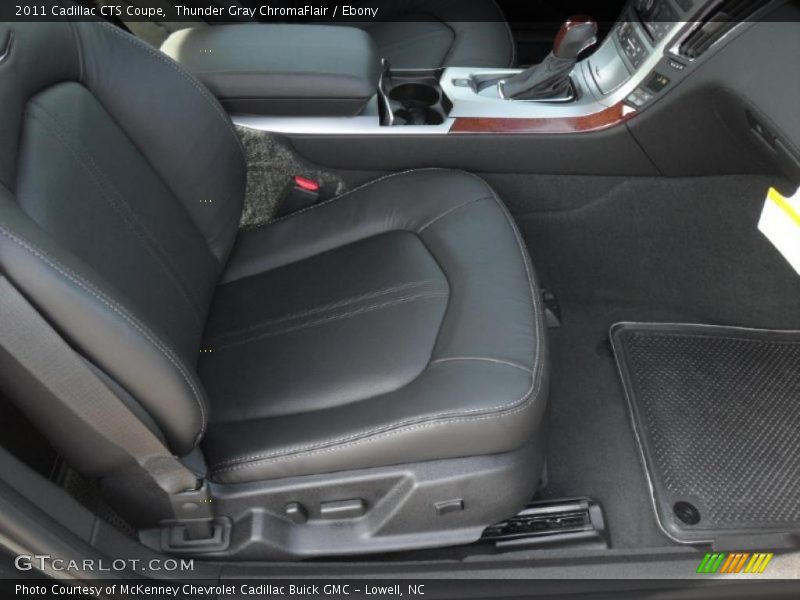  2011 CTS Coupe Ebony Interior