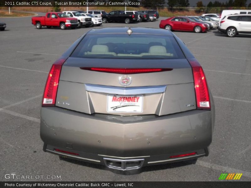 Tuscan Bronze ChromaFlair / Cashmere/Cocoa 2011 Cadillac CTS Coupe