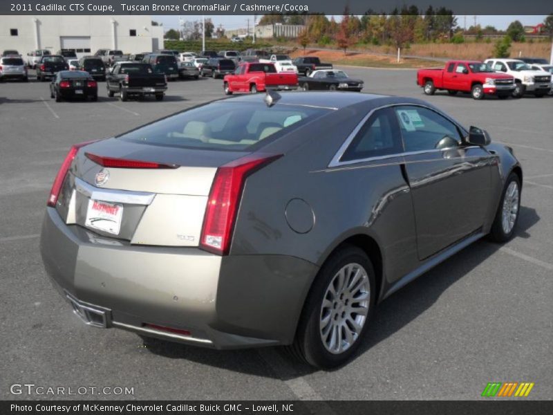 Tuscan Bronze ChromaFlair / Cashmere/Cocoa 2011 Cadillac CTS Coupe