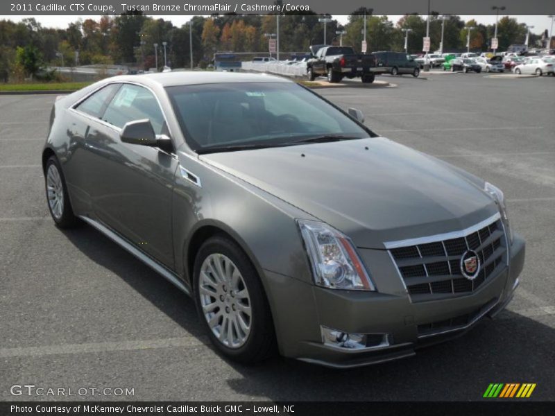 Tuscan Bronze ChromaFlair / Cashmere/Cocoa 2011 Cadillac CTS Coupe