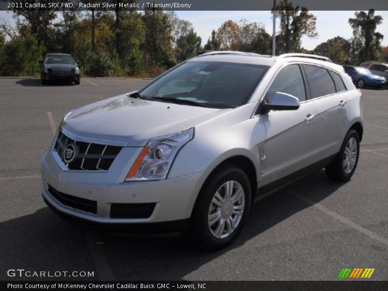 Radiant Silver Metallic / Titanium/Ebony 2011 Cadillac SRX FWD