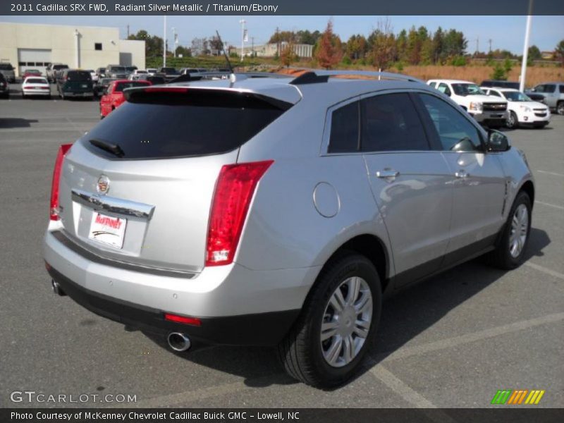 Radiant Silver Metallic / Titanium/Ebony 2011 Cadillac SRX FWD