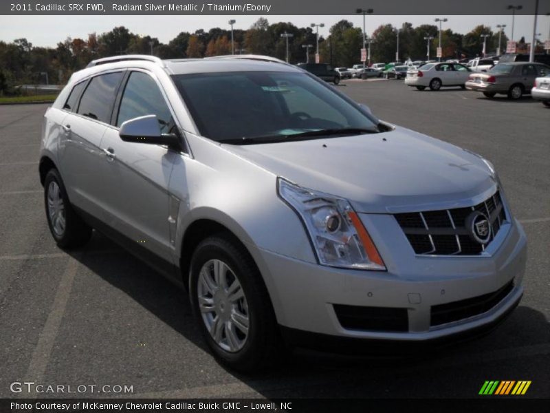 Radiant Silver Metallic / Titanium/Ebony 2011 Cadillac SRX FWD