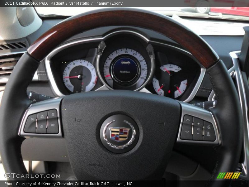 Radiant Silver Metallic / Titanium/Ebony 2011 Cadillac SRX FWD