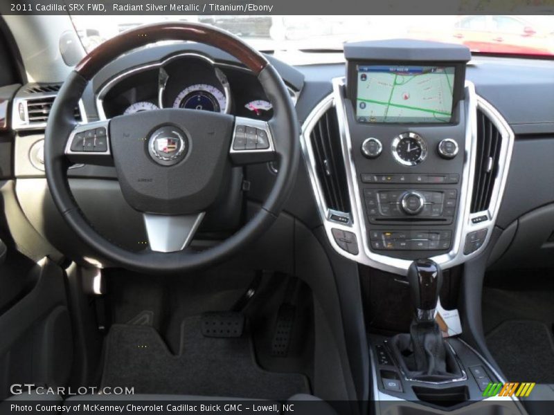 Radiant Silver Metallic / Titanium/Ebony 2011 Cadillac SRX FWD