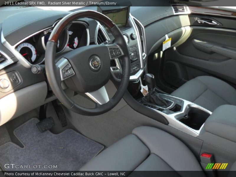 Radiant Silver Metallic / Titanium/Ebony 2011 Cadillac SRX FWD