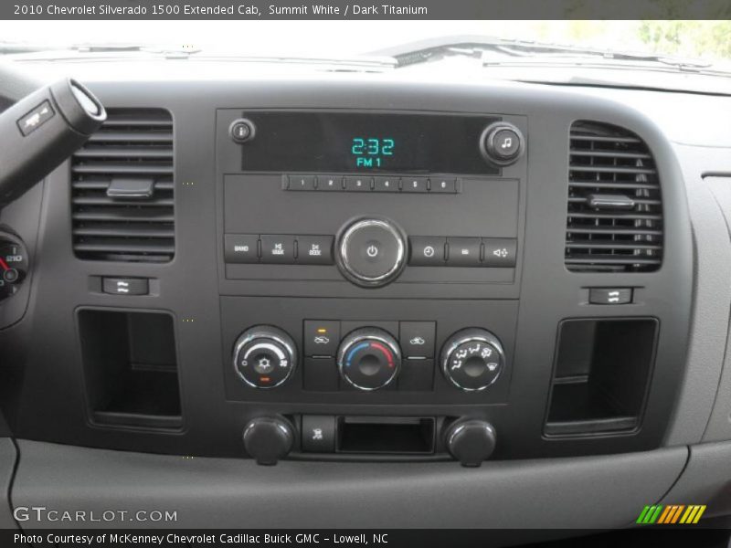 Controls of 2010 Silverado 1500 Extended Cab