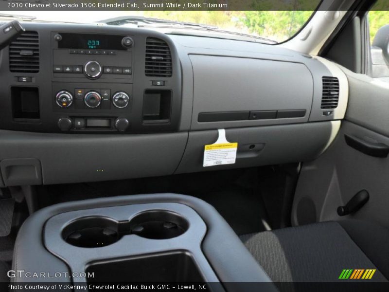 Summit White / Dark Titanium 2010 Chevrolet Silverado 1500 Extended Cab